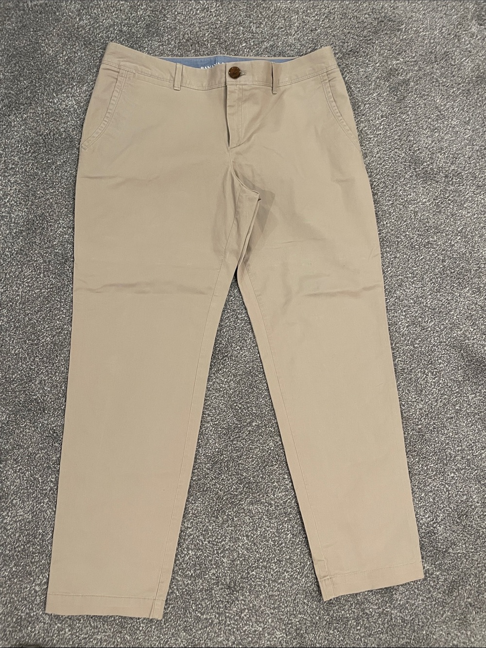 Banana Republic Beige/Tan Chino Pants - Slim Straight